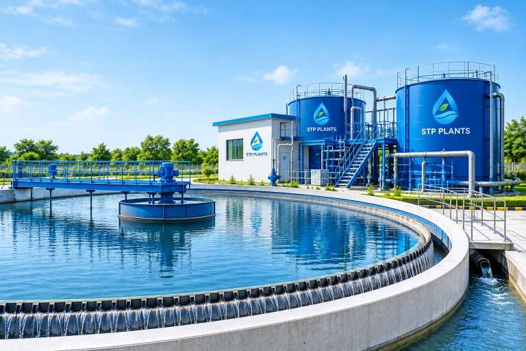 Industrial water treatment plant manufactured by Aquantam